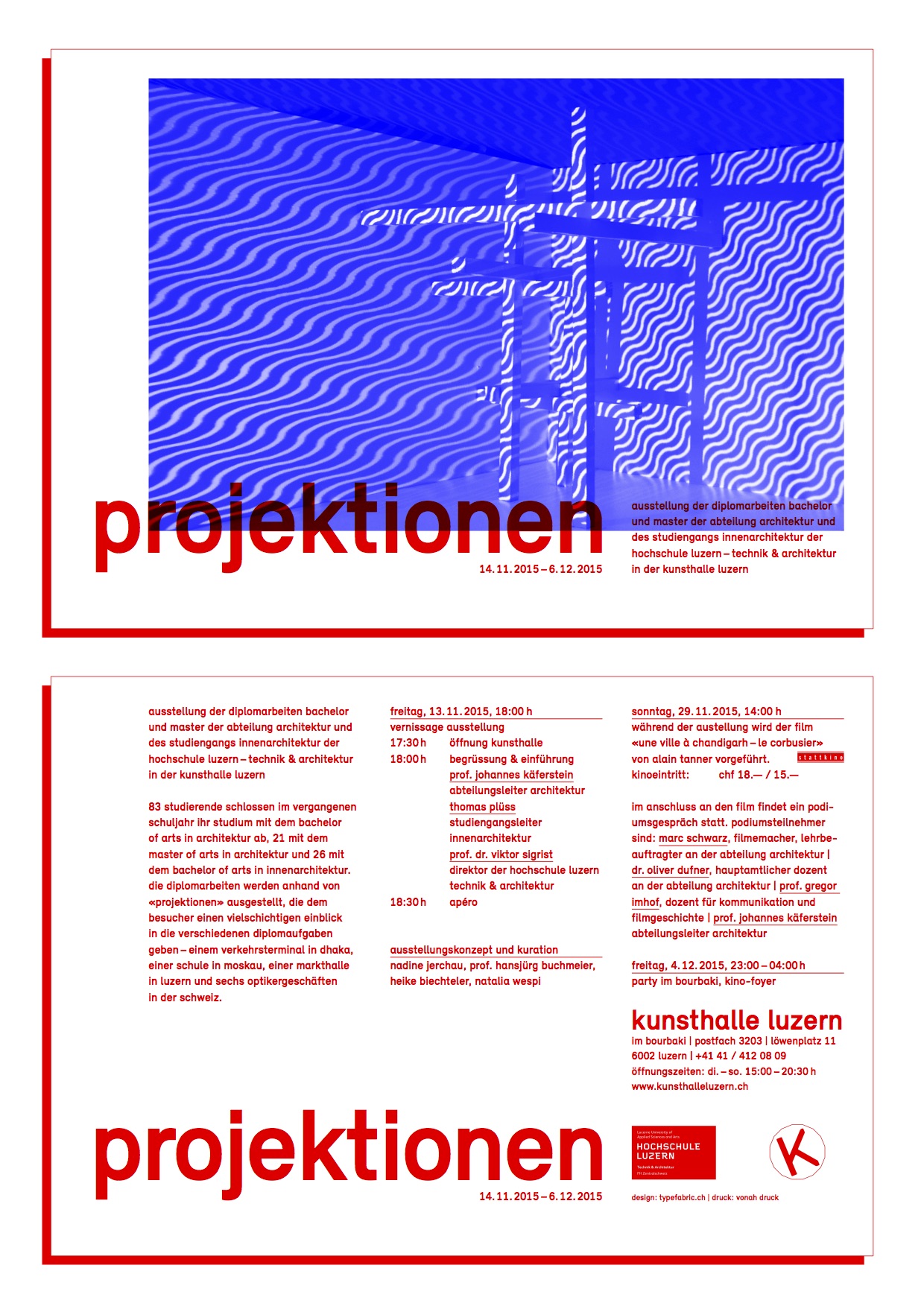 projektionen - Hochschule Luzern – Technik & Architektur