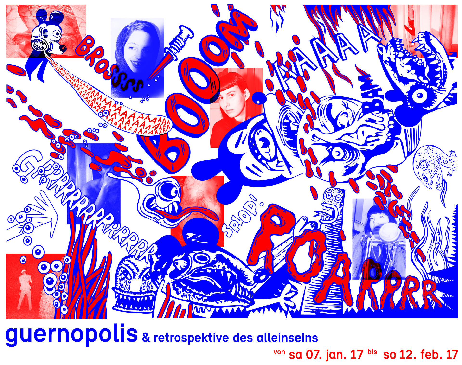 M.S. BASTIAN UND ISABELLE L. – GUERNOPOLIS | im Kabinett: Mischa Christen & Patrick Blank - Retrospektive des Alleinseins