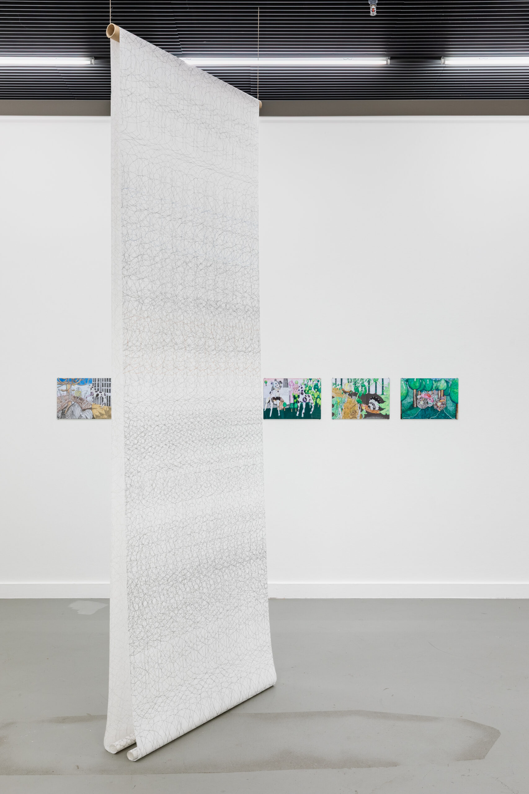 All down the Line – Drawing now