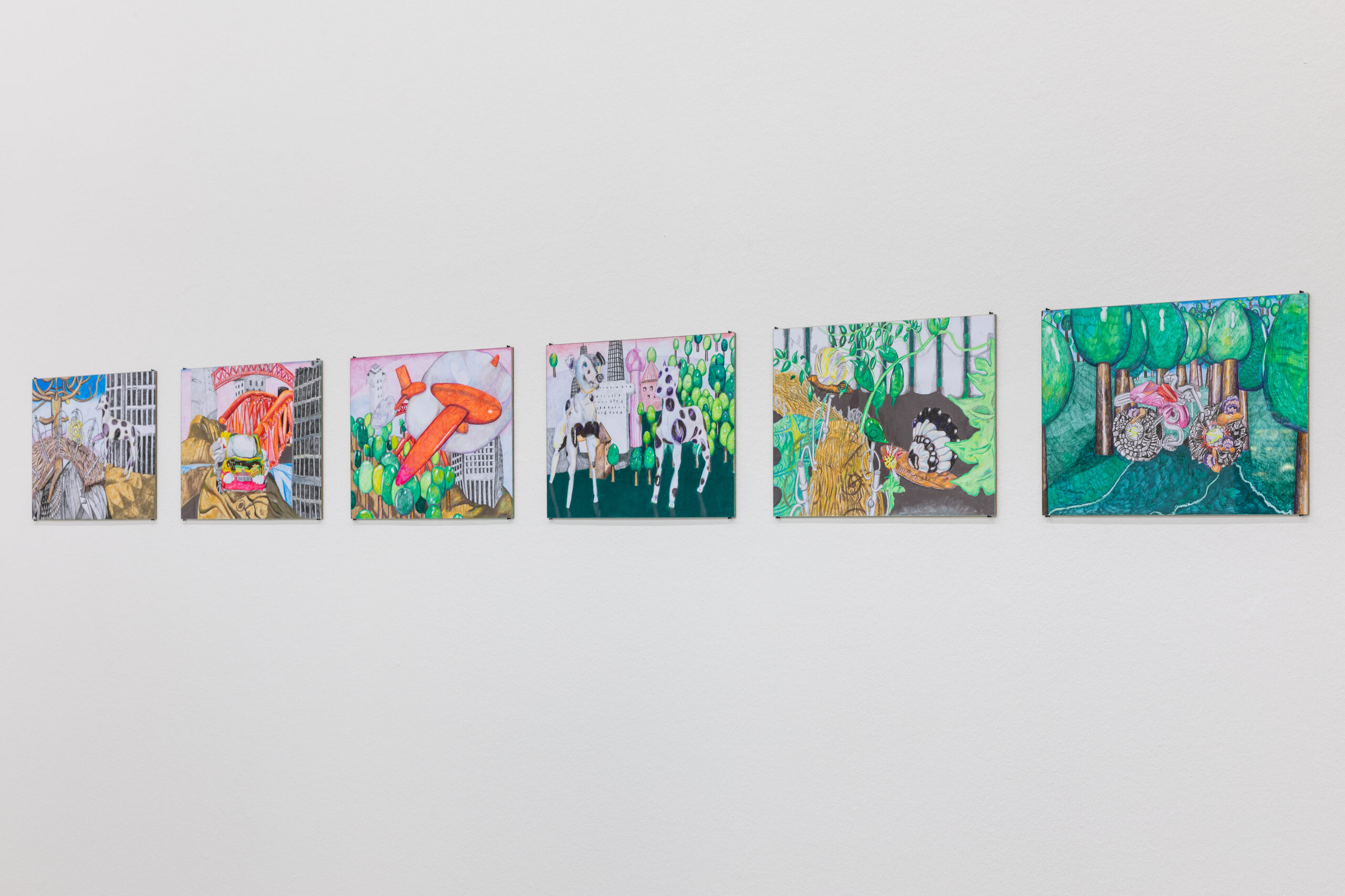 All down the Line – Drawing now